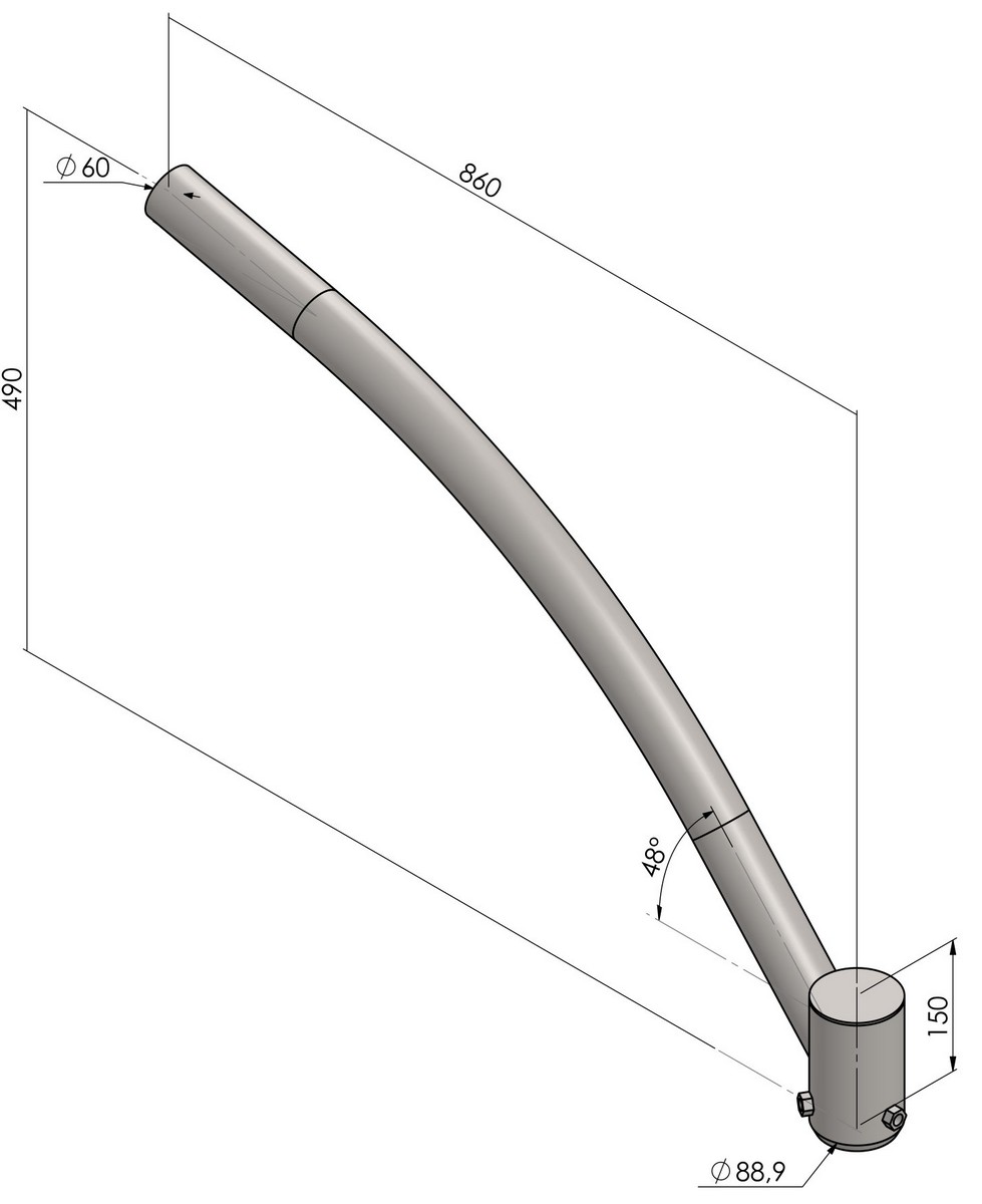 Nosac svjetiljke NL 89 60 1